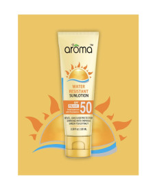 al aroma SPF50 Sunscreen Lotion, UV Shield Sun Block Formula, Protects Skin from Harmful UVA/UVB Rays