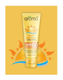 Alaroma Leafs Sunscreen SPF 60 PA+++, Water Resistant, Broad Spectrum With IR Protection